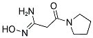 N-HYDROXY-3-OXO-3-PYRROLIDIN-1-YLPROPANIMIDAMIDE CAS#: