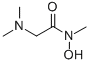 N-METHYL-2-DIMETHYLAMINOACETOHYDROXAMIC ACID CAS#: 65753-93-7