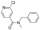 N-benzyl-2-chloro-N-methylpyridine-4-carboxamide CAS#: 1019383-96-0