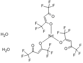 NEODYMIUM HEXAFLUOROPENTANEDIONATE, DIHYDRATE CAS#: 47814-18-6