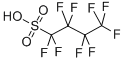 NONAFLUORO-1-BUTANESULFONIC ACID CAS#: 375-73-5