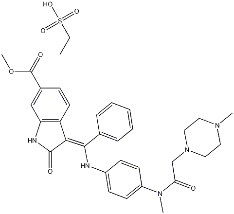 Nintedanib Ethanesulfonate Salt CAS#: 656247-18-6