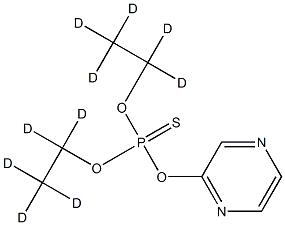 O,O-Di(ethyl-d10) O-(2-pyrazinyl) phosphorothioate CAS#: 1173019-39-0