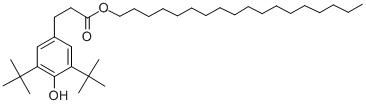 Octadecyl 3-(3,5-di-tert-butyl-4-hydroxyphenyl)propionate CAS#: 2082-79-3