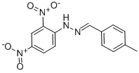 P-TOLUALDEHYDE 2,4-DINITROPHENYLHYDRAZONE CAS#: 2571-00-8