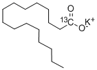 PALMITIC-1-13C ACID, POTASSIUM SALT CAS#: 201612-58-0