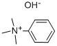 PHENYLTRIMETHYLAMMONIUM HYDROXIDE CAS#: 1899-02-1