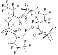 PRASEODYM(III)-TRIS[3-(HEPTAFLUOROPROPYLHYDROXYMETHYLENE)-I-CAMPHORATE] CAS#: 38832-94-9