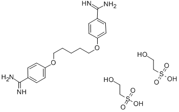 Pentamidine isethionate CAS#: 140-64-7