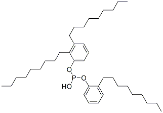 Phosphorous acid, dinonylphenyl nonylphenyl ester CAS#: 68186-33-4