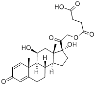 Prednisolone succinate CAS#: 2920-86-7