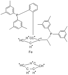 (R)-1-[(R)-2-[2-[DI(3,5-XYLYL)PHOSPHINO]PHENYL]FERROCENYL]ETHYLDI(3,5-XYLYL)PHOSPHINE CAS#: 494227-33-7
