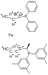 (R)-(-)-1-[(S)-2-(DIPHENYLPHOSPHINO)FERROCENYL]ETHYLDI(3,5-DIMETHYLPHENYL)PHOSPHINE CAS#: 184095-69-0