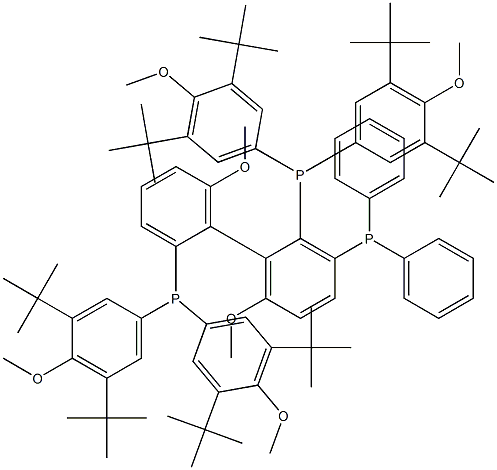 (S)-(+)-2,2'-Bis[di(3,5-di-t-butyl-4-methoxyphenyl)phosphino]-6,6'-dimethoxy-1,1'-biphenyl,min.97% CAS#: 910134-30-4