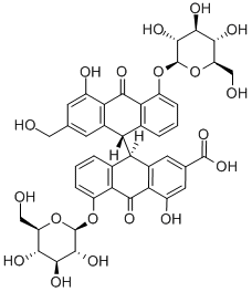 Sennoside D CAS#: 37271-17-3