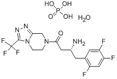 Sitagliptin phosphate monohydrate CAS#: 654671-77-9