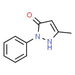 Structure-of-3-Methyl-1-phenyl-2-pyrazoline-5-one-CAS-19735-89-8