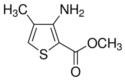 Structure of Methyl 3-amino-4-methylthiophene-2-carboxylate CAS 85006-31-1