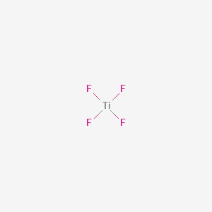 Structure of Titanium tetrafluoride CAS 7783-63-3