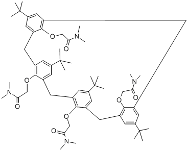 TERT-BUTYLCALIX[4]ARENE-TETRAKIS(N,N-DIMETHYLACETAMIDE) CAS#: 145237-45-2
