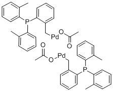 TRANS-DI(MU-ACETATO)BIS[O-(DI-O-TOLYLPHOSPHINO)BENZYL]DIPALLADIUM (II) CAS#: 172418-32-5