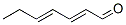 TRANS,TRANS-2,4-HEPTADIENAL CAS#: 5910-85-0