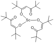 TRIS(2,2,6,6-TETRAMETHYL-3,5-HEPTANEDIONATO)SCANDIUM(III) CAS#: 15492-49-6