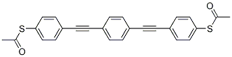 Thioacetic acid S-[4-[4-(4-acetylsulfanylphenylethynyl)-phenylethynyl]-phenyl] ester CAS#: 267007-83-0