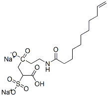 disodium 4-[2-[(1-oxoundec-10-enyl)amino]ethyl] 2-sulphonatosuccinate CAS#: 26650-05-5