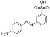 m-[(p-Aminophenyl)azo]benzenesulphonic acid CAS#: 102-23-8