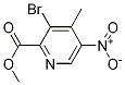 methyl 3-bromo-4-methyl-5-nitropicolinate CAS#: 1150618-07-7