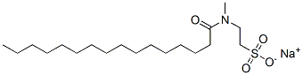sodium 2-[methyl(1-oxohexadecyl)amino]ethanesulphonate CAS#: 3737-55-1