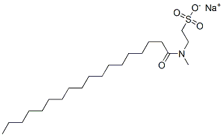 sodium 2-[methyl(1-oxooctadecyl)amino]ethanesulphonate CAS#: 149-39-3