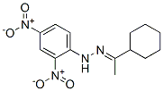 1-[1-[2-(2,4-Dinitrophenyl)hydrazono]ethyl]cyclohexane CAS#: 1160-74-3
