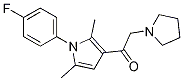 1-[1-(4-Fluorophenyl)-2,5-dimethyl-1H-pyrrol-3-yl]-2-(1-pyrrolidinyl)ethanone CAS#: 314245-33-5