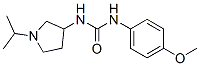 1-(1-Isopropyl-3-pyrrolidinyl)-3-(p-methoxyphenyl)urea CAS#: 19996-76-0