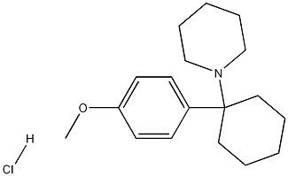 1-[1-(p-Methoxyphenyl)cyclohexyl]piperidine Hydrochloride CAS#: 2185-93-5