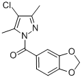 1-(1,3-Benzodioxol-5-ylcarbonyl)-4-chloro-3,5-dimethyl-1H-pyrazole CAS#: 108132-61-2