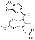 1-(1,3-Benzodioxol-5-ylcarbonyl)-5-methoxy-2-methyl-1H-indole-3-acetic acid CAS#: 21722-66-7