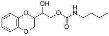 1-(1,4-Benzodioxan-2-yl)-1,2-ethanediol 2-butylcarbamate CAS#: 13887-58-6