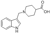 1-(1H-Indol-3-ylmethyl)piperidine-4-carboxylic acid CAS#: 100957-76-4