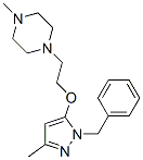 1-[2-[(1-Benzyl-3-methyl-1H-pyrazol-5-yl)oxy]ethyl]-4-methylpiperazine CAS#: 15090-12-7