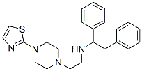 1-[2-[(1,2-Diphenylethyl)amino]ethyl]-4-(2-thiazolyl)piperazine CAS#: 23892-57-1