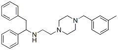 1-[2-[(1,2-Diphenylethyl)amino]ethyl]-4-(3-methylbenzyl)piperazine CAS#: 23892-51-5