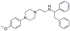 1-[2-[(1,2-Diphenylethyl)amino]ethyl]-4-(4-methoxyphenyl)piperazine CAS#: 23892-53-7
