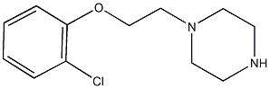 1-[2-(2-CHLOROPHENOXY)ETHYL]PIPERAZINE CAS#: 20383-85-1
