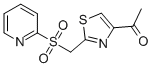 1-(2-[(2-PYRIDYLSULFONYL)METHYL]-1,3-THIAZOL-4-YL)ETHAN-1-ONE CAS#: 265126-44-1