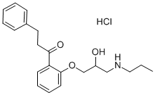 1-[2-[2-hydroxy-3-(propylamino)propoxy]phenyl]-3-phenylpropan-1-one hydrochloride CAS#: 34183-22-7