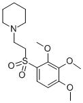 1-(2-((2,3,4-Trimethoxyphenyl)sulfonyl)ethyl)piperidine CAS#: 103595-58-0