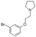 1-[2-(3-BROMOPHENOXY)ETHYL]-PYRROLIDINE CAS#: 23136-18-7